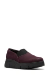 Clarks ® Loriini West Platform Wedge Loafer In Purple
