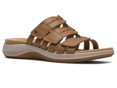 Clarks Maelynn Abby Women's Sandals Tan Leather: 9 B - Medium