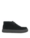 Clarks Man Ankle Boots Black Size 9 Leather In Black