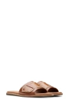 Clarks Maritime Mule Leather Sandal In Tan Interest