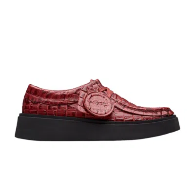 Pre-owned Clarks Martine Rose X  Wmns Torview 'burgundy Croc' | Red | Women's Size 9.5