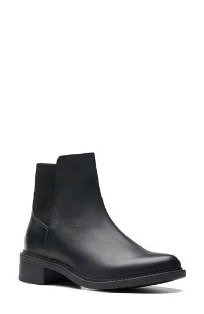 Clarks ® Maye Palm Leather Boot In Black