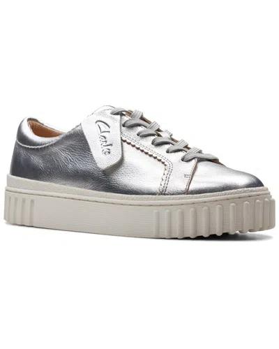 Clarks Mayhill Walk Leather Sneaker In Gray
