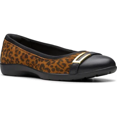 Clarks ® Meadow Rose Cap Toe Flat In Multi