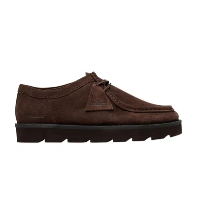 Pre-owned Clarks Meare Buckle Wallabee 'dark Brown Suede' | Men's Size 9.5