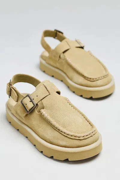 Clarks Meare Easy Chunky Sandals In Beige