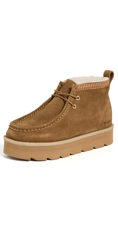Clarks Meare Walla Mid Ankle Boots Brown Interest