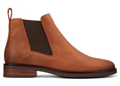 Pre-owned Clarks Memi Top Leather (women's) Sneakers In Dark Tan In Brown