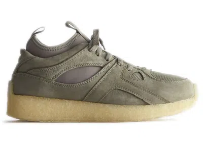Pre-owned Clarks Men's  Breacon Ronnie Fieg 8th St Sneakers In Olive Nubuck