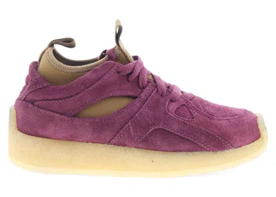 Pre-owned Clarks Men's  Breacon Ronnie Fieg Kith Suede Sneakers In Blood Oakmoss