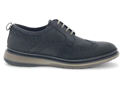 Pre-owned Clarks Men's  Chantry Wing Nubuck Sneakers In Black