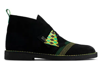 Pre-owned Clarks Men's  Desert Boot Jamaica Sneakers In Black