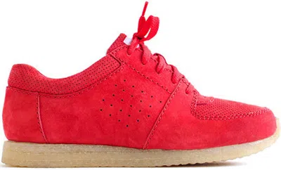Pre-owned Clarks Men's  Kildare X Ronnie Fieg Sneakers In Poppy Red
