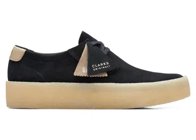 Pre-owned Clarks Men's  Originals Ashcott Cup Suede Sneakers In Black