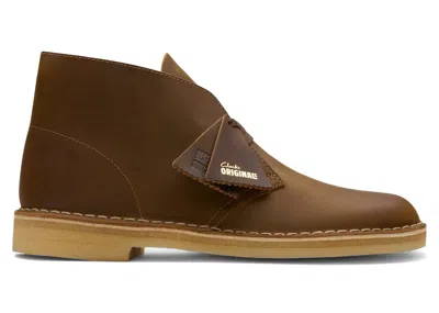 Pre-owned Clarks Men's  Originals Desert Boot Sneakers In Beeswax/brown
