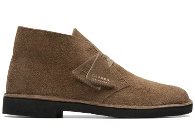Pre-owned Clarks Men's  Originals Desert Boot Suede Sneakers In Dark Grey