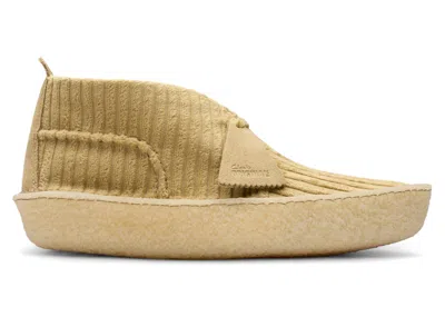 Pre-owned Clarks Men's  Originals Desert Rain Liam Gallagher Uroy Sneakers In Maple Cord