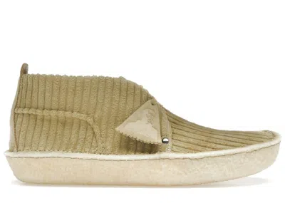 Pre-owned Clarks Men's  Originals Desert Rain Liam Gallagher Uroy Sneakers In Maple Cord In Brown