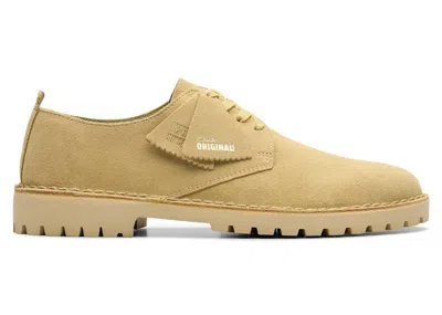 Pre-owned Clarks Men's  Originals Desert Rock Lo Suede Sneakers In Maple