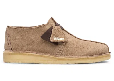 Pre-owned Clarks Men's  Originals Desert Trek Suede Sneakers In Wolf In Gray