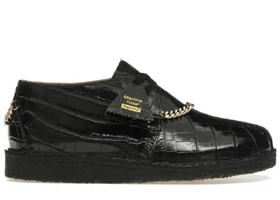 Pre-owned Clarks Men's  Originals Desert Trek Supreme Martine Rose Sneakers In Black/gold