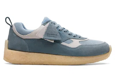 Pre-owned Clarks Men's  Originals Lockhill Ronnie Fieg 8th Street Combination Sneakers In Blue/grey