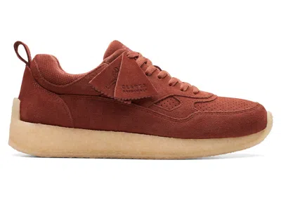 Pre-owned Clarks Men's  Originals Lockhill Ronnie Fieg 8th Street Sneakers In Burgundy