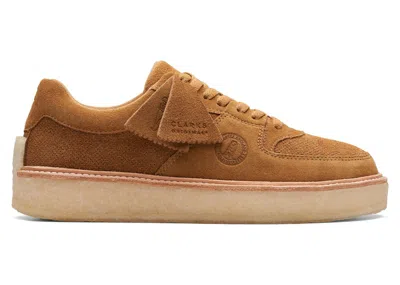 Pre-owned Clarks Men's  Originals Lockhill Ronnie Fieg 8th Street Suede Sneakers In Golden Sand