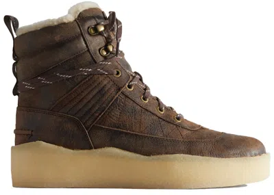 Pre-owned Clarks Men's  Originals Rushden Boot Ronnie Fieg 8th Street Sneakers In Shearling Chocolate