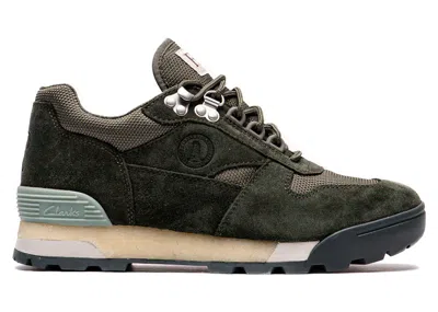 Pre-owned Clarks Men's  Originals St. Laddow Ronnie Fieg 8th Street Sneakers In Dark Olive/combination