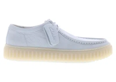 Pre-owned Clarks Men's  Originals Torhill Lo Leather Sneakers In Off White