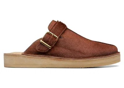 Pre-owned Clarks Men's  Originals Trek Mule Sneakers In Cola