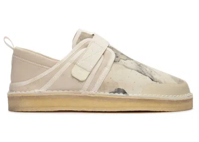 Pre-owned Clarks Men's  Originals Trek Taiyo Sneakers In Offin White/off White/camo