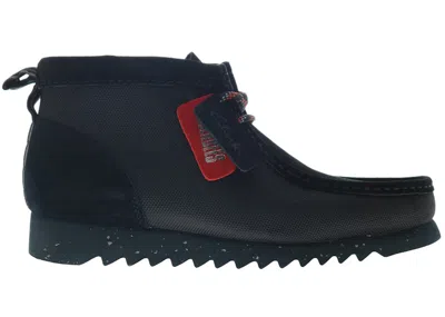 Pre-owned Clarks Men's  Originals Wallabee 2 Ftre Sneakers In Black/combi