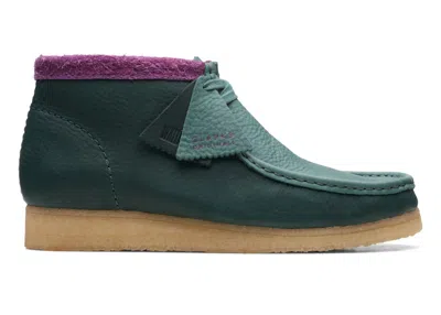 Pre-owned Clarks Men's  Originals Wallabee Boot Combination Sneakers In Green