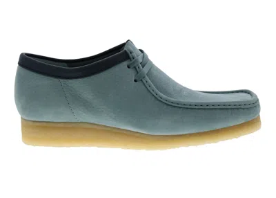 Pre-owned Clarks Men's  Originals Wallabee Boot Nubuck Sneakers In Sage In Green