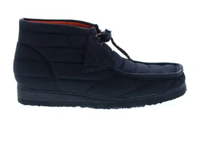Pre-owned Clarks Men's  Originals Wallabee Boot Quilted Sneakers In Black