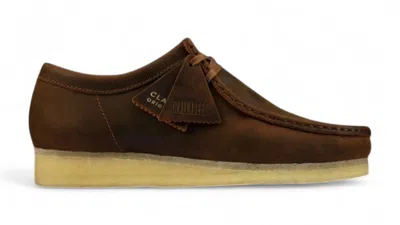 Pre-owned Clarks Men's  Originals Wallabee Boot Sneakers In Beeswax In Brown