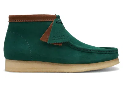 Pre-owned Clarks Men's  Originals Wallabee Boot Sneakers In Dark Green