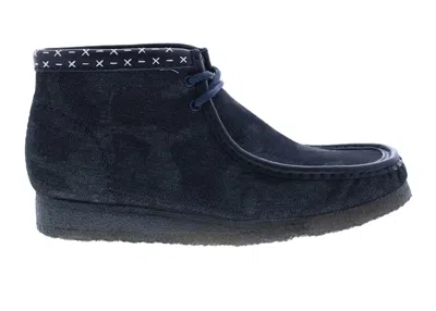 Pre-owned Clarks Men's  Originals Wallabee Boot Sneakers In Denim/blue