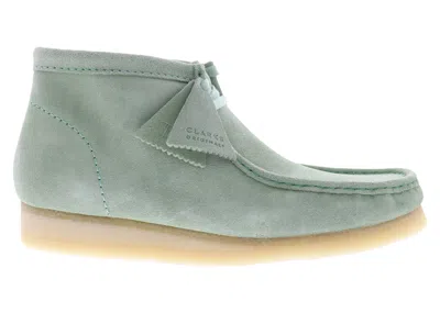 Pre-owned Clarks Men's  Originals Wallabee Boot Sneakers In Light Green