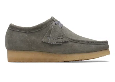 Pre-owned Clarks Men's  Originals Wallabee Boot Suede Crepe Sneakers In Grey