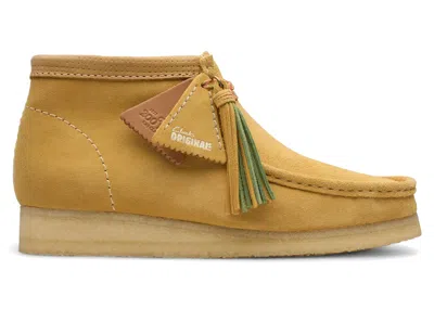 Pre-owned Clarks Men's  Originals Wallabee Boot Suede Sneakers In Golden Tan