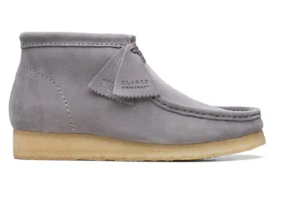 Pre-owned Clarks Men's  Originals Wallabee Boot Suede Sneakers In Grey In Gray