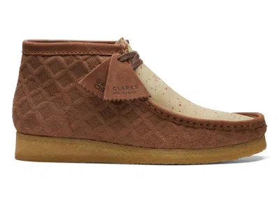 Pre-owned Clarks Men's  Originals Wallabee Boot Sweet Chick Sneakers In Brown/red In Multi