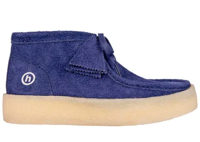 Pre-owned Clarks Men's  Originals Wallabee Cup Hidden Ny Sneakers In Cobalt Blue