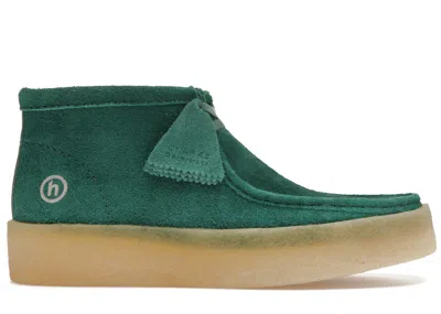 Pre-owned Clarks Men's  Originals Wallabee Cup Hidden Ny Sneakers In Green