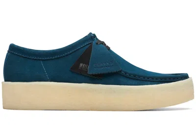Pre-owned Clarks Men's  Originals Wallabee Cup Sneakers In Deep Blue