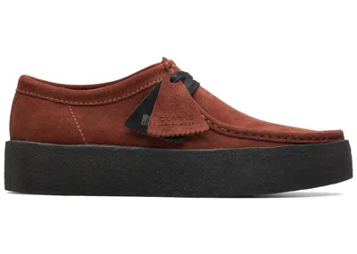 Pre-owned Clarks Men's  Originals Wallabee Cup Sneakers In Rust Suede