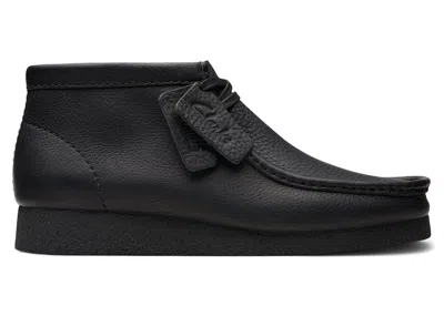 Pre-owned Clarks Men's  Originals Wallabee Evo Boot Leather Sneakers In Black